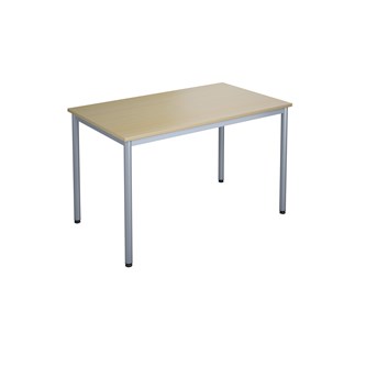 12:38 FSC bord akustik optimal laminat 120x70 cm sølv understel