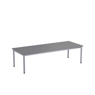 12:38 bord akustiklaminat 180x70 cm sølv understel