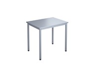 12:38 bord HT 80x60 cm sølv understel
