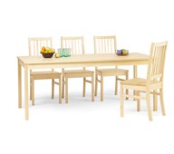 Maria bord Akustik Optimal laminat, bøg 140x80 cm