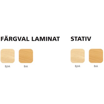 Maria bord Akustik Optimal laminat, bøg 140x80 cm