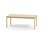 Maria bord Akustik Optimal laminat, birk 180x90 cm