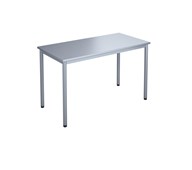 12:38 bord HT 120x60 cm sølv understel