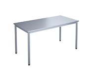 12:38 FSC bord HT 140x70 cm sølv understel