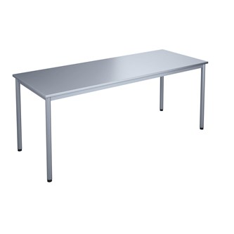 12:38 bord HT 180x70 cm sølv understel