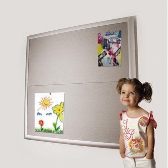 Akuboard 130x280 cm alu ramme