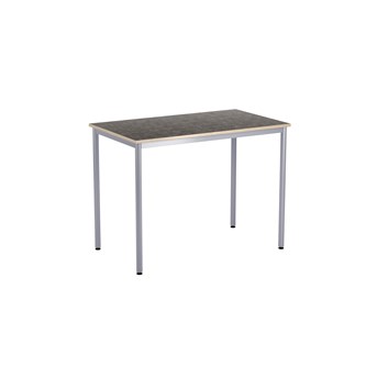 12:38 bord akustik linoleum 120x70 cm sølv understel