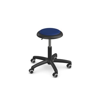 Palet taburet H35-44 cm sort kryds