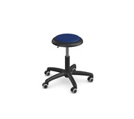 Palet taburet H35-44 cm sort kryds