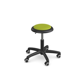 Palet taburet H35-44 cm sort kryds
