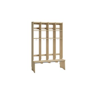 Flexi 25 garderobe med bænk og 2 hylder, gulvmodel