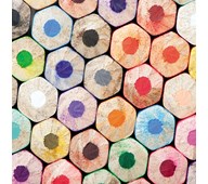 Lydabsorbent Farveblyanter 55x55 cm