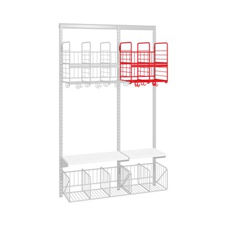 Wille hattehylde 2-fag 40 cm