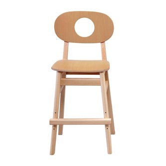 Hukit stol, højde 30 cm