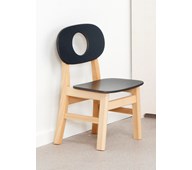 Hukit stol, højde 25 cm