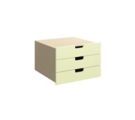 Fixa 2:1 skuffemodul m/ 3 skuffer og greb D57 cm