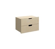 Fixa 2:1 skuffemodul m/ 2 skuffer og greb D35 cm