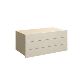 Fixa 3:1 skuffemodul m/ 3 skuffer D45 cm