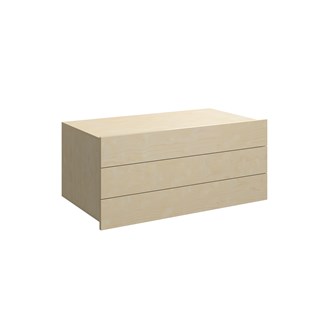 Fixa 3:1 skuffemodul m/ 3 skuffer D45 cm