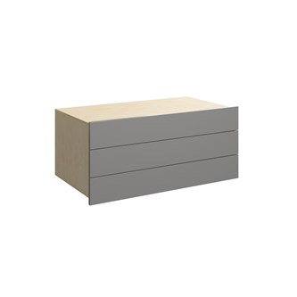 Fixa 3:1 skuffemodul m/ 3 skuffer D45 cm