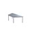 12:38 trapezbord HT 160x80x80 cm sølv understel
