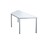 12:38 trapezbord HT 160x80x80 cm sølv understel