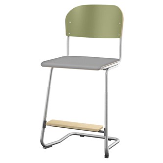 Matte FSC stol sh 57-63 cm stort sæde