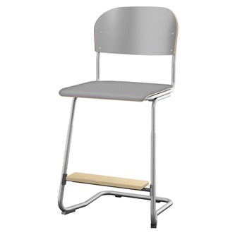 Matte FSC stol sh 57-63 cm stort sæde