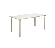 Rabo bord akustiklaminat 160x80 cm hvidpigmenteret