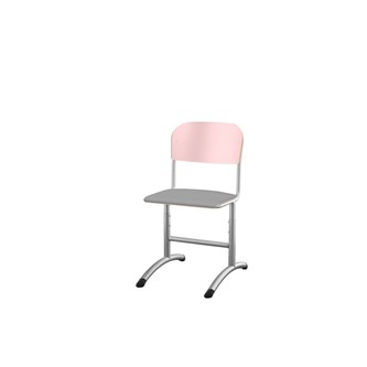 Matte FSC stol sh 38-51 cm lille sæde sølv stel