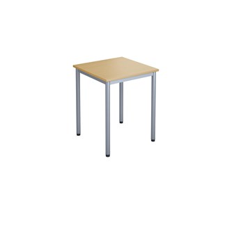 12:38 FSC bord HT 60x60 cm sølv understel