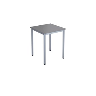 12:38 bord HT 60x60 cm sølv understel