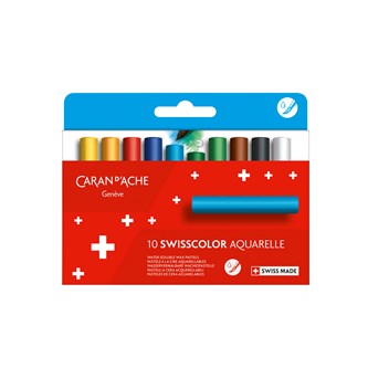 Caran d'Ache NEOCOLOR II Swisscolor akvarelkridt 10-pak