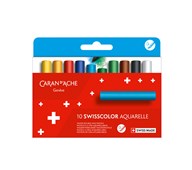 Caran d'Ache NEOCOLOR II Swisscolor akvarelkridt 10-pak