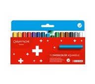 Caran d'Ache NEOCOLOR II Swisscolor akvarelkridt 15-pak