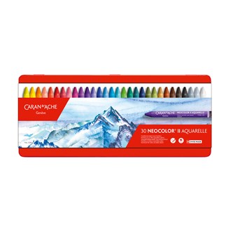 Caran d'Ache NEOCOLOR II akvarelkridt 30-pak