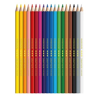 Caran d'Ache Swisscolor farveblyanter 18-pak