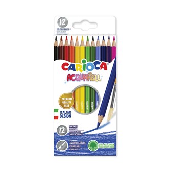 Carioca akvarelfarveblyanter m/pensel