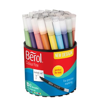 Berol Colour Fine tuscher 42 stk.