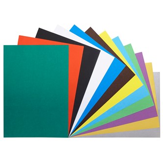 Dekorationskarton 50x70 cm 12 farver