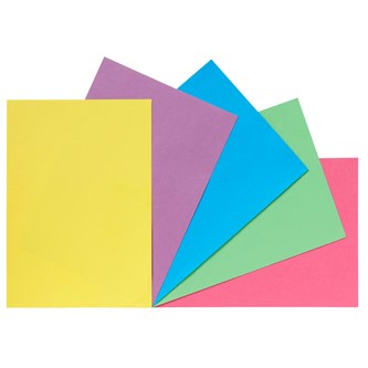 Farvet papir A4 120 g klare farver