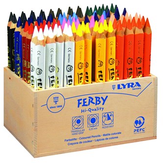 Lyra Ferby farveblyanter i trækasse