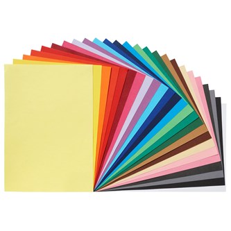 Farvet papir 120 g A4 mix