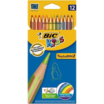 Bic Tropicolor farveblyanter 12-pak