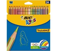 Bic Tropicolor farveblyanter 24-pak