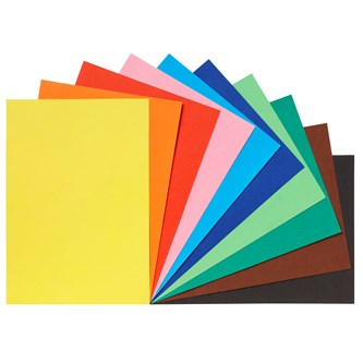 Farvet papir A2 mix 120 g