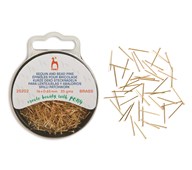 Perle- og pailletnåle messing