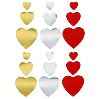Klistermærker - Hjerter