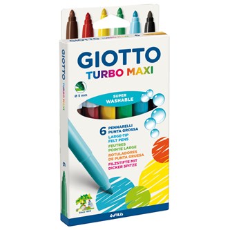 Giotto Turbo Maxi tuscher 6 stk.