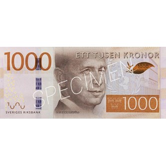 Seddel 1000 kroner